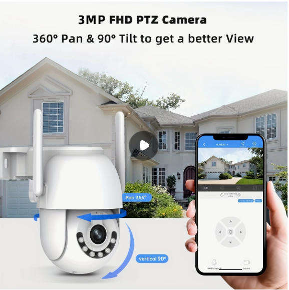 Security Camera Wireless Wifi HD Security Camera Two-way Audio Video Camera Motion Detection