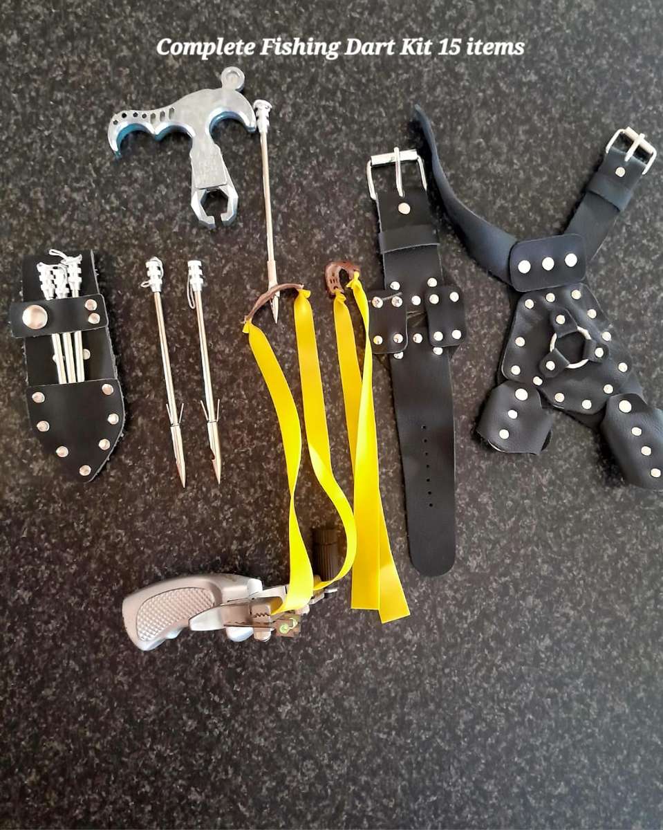 Spearfishing Slingshot Kit Includes 15 Items