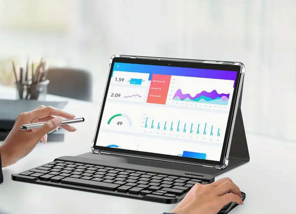 10.1 Inch Android 13 Tablet 12GB RAM 128GB SSD Octa-core with Accessories