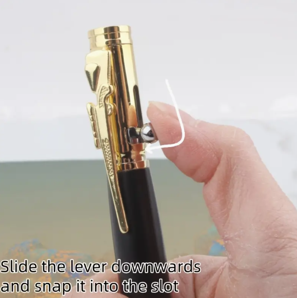 Tactical Design Bullet Shape Ballpoint Pen with Refills