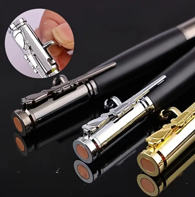 Tactical Design Bullet Shape Ballpoint Pen with Refills