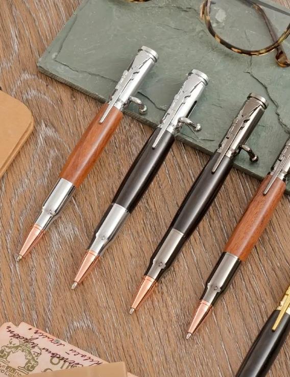 Tactical Design Bullet Shape Ballpoint Pen with Refills