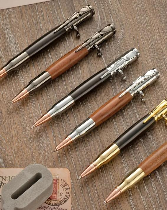 Tactical Design Bullet Shape Ballpoint Pen with Refills