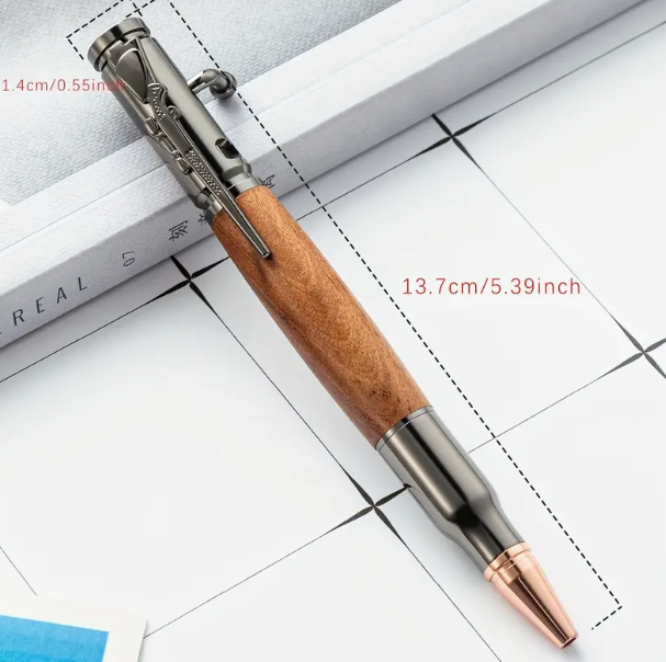 Tactical Design Bullet Shape Ballpoint Pen with Refills