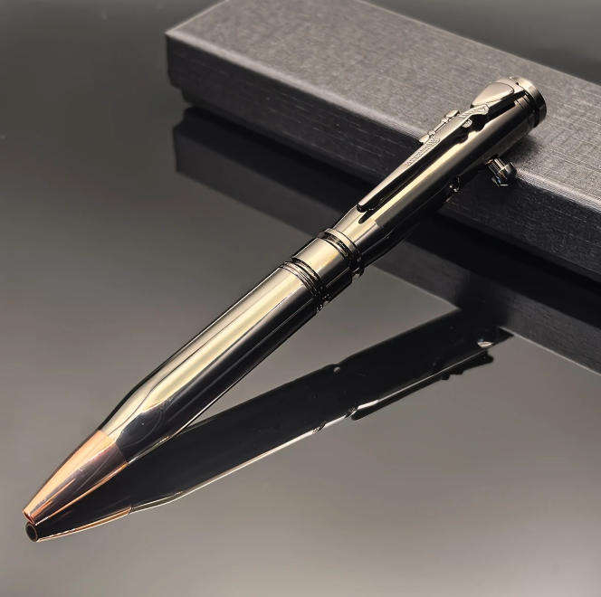 Tactical Design Bullet Shape Ballpoint Pen with Refills