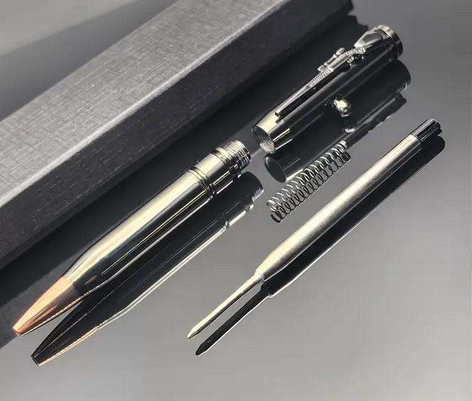 Tactical Design Bullet Shape Ballpoint Pen with Refills