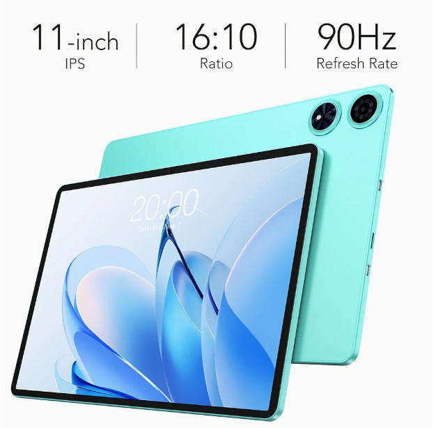 11 Inch Android 15 Tablet 16GB RAM DDR5 128GB SSD + SD Card 512GB Octa-core with Accessories