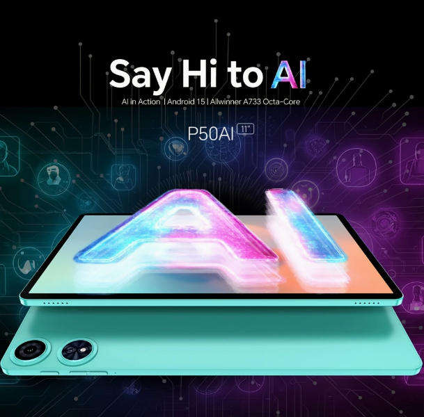 11 Inch Android 15 Tablet 16GB RAM DDR5 128GB SSD + SD Card 512GB Octa-core with Accessories