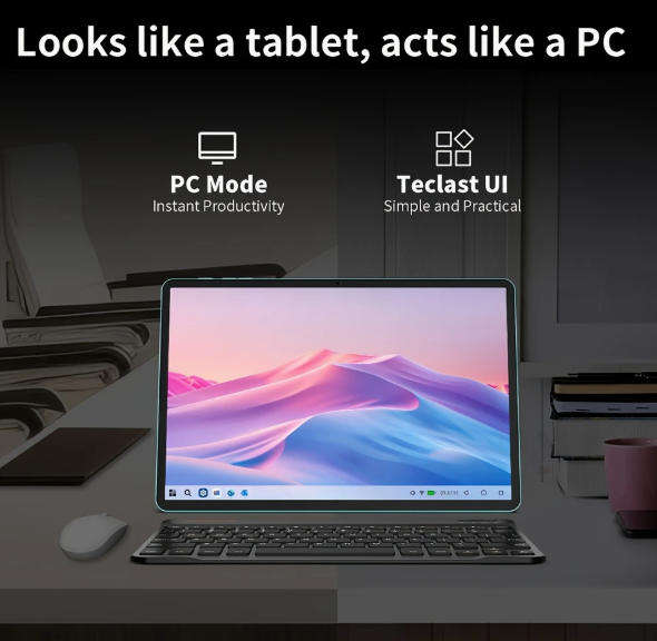 11 Inch Android 15 Tablet 16GB RAM DDR5 128GB SSD + SD Card 512GB Octa-core with Accessories