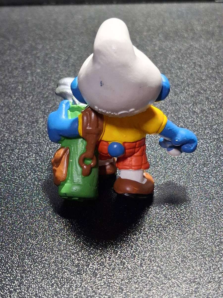 GOLF CADDY SMURF - PEYO / SCHLEICH