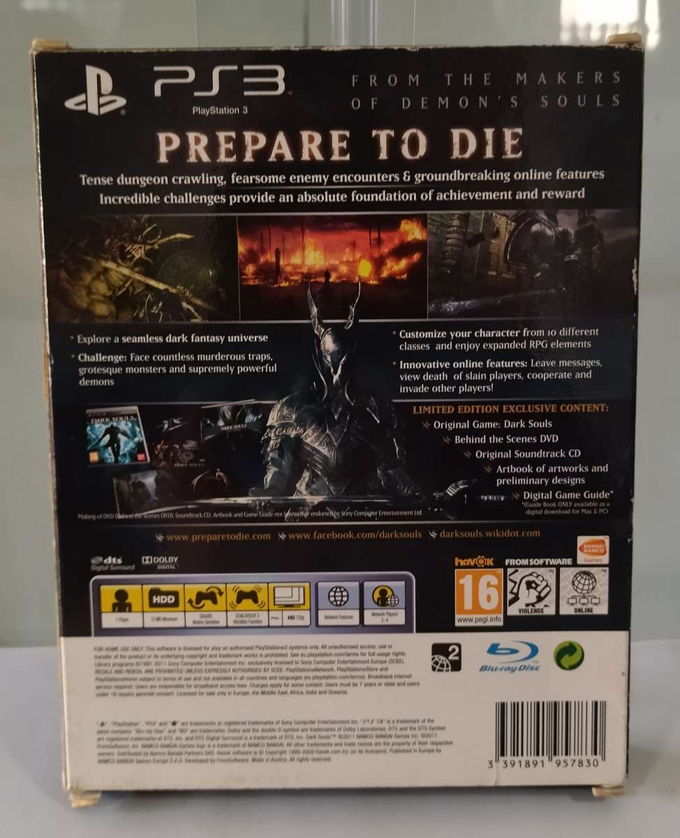 RARE DARK SOULS LIMITED EDITION PS3
