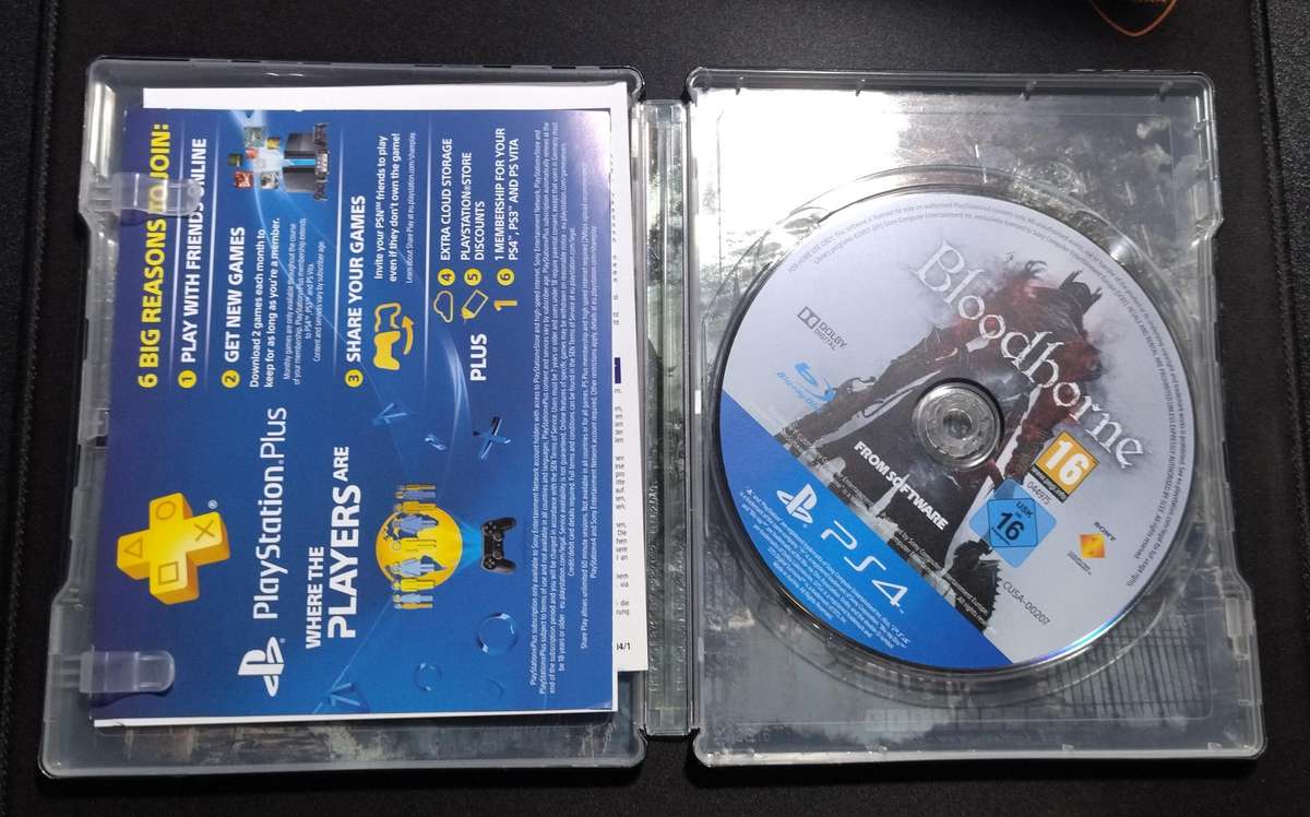 EXTREMELY RARE BLOODBORNE PS4 STEELBOOK LIMITED EDITION