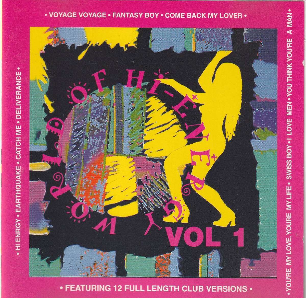Various - World of Hi-Energy Vol. 1, 2 + 3 CD Set Rare D