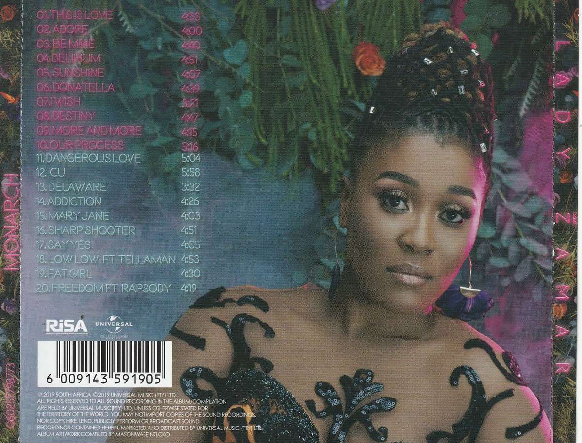 Lady Zamar - Monarch CD D (B20)