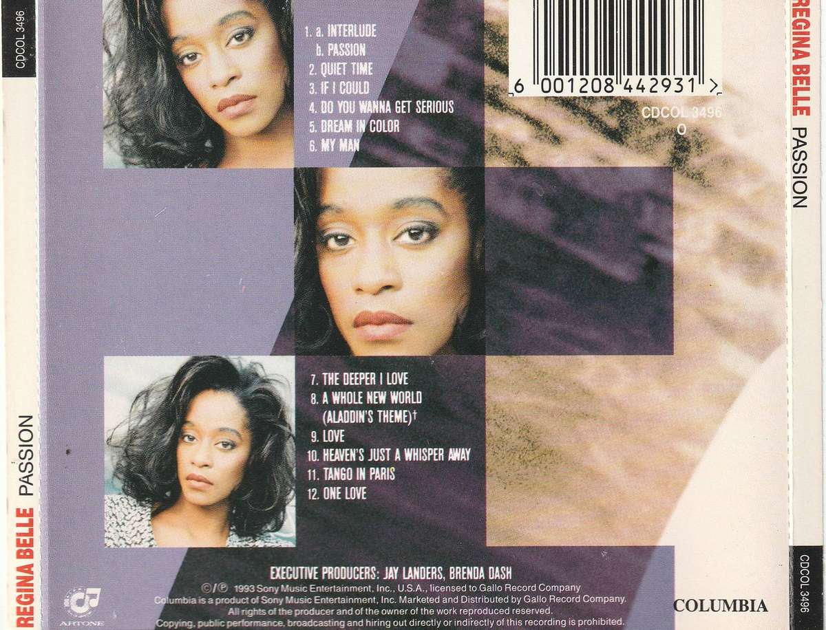 Regina Belle - Passion CD S D