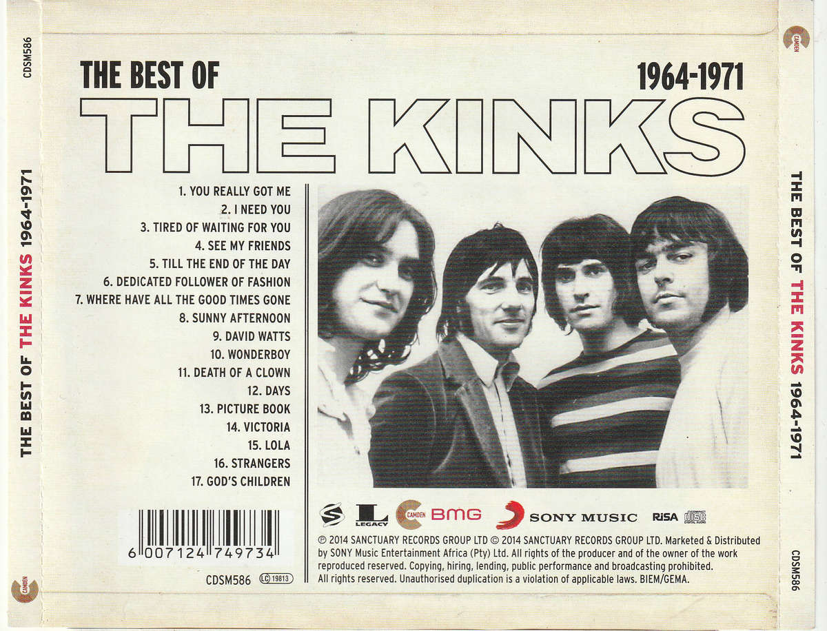 The Kinks - Best of (1964-1971) CD D