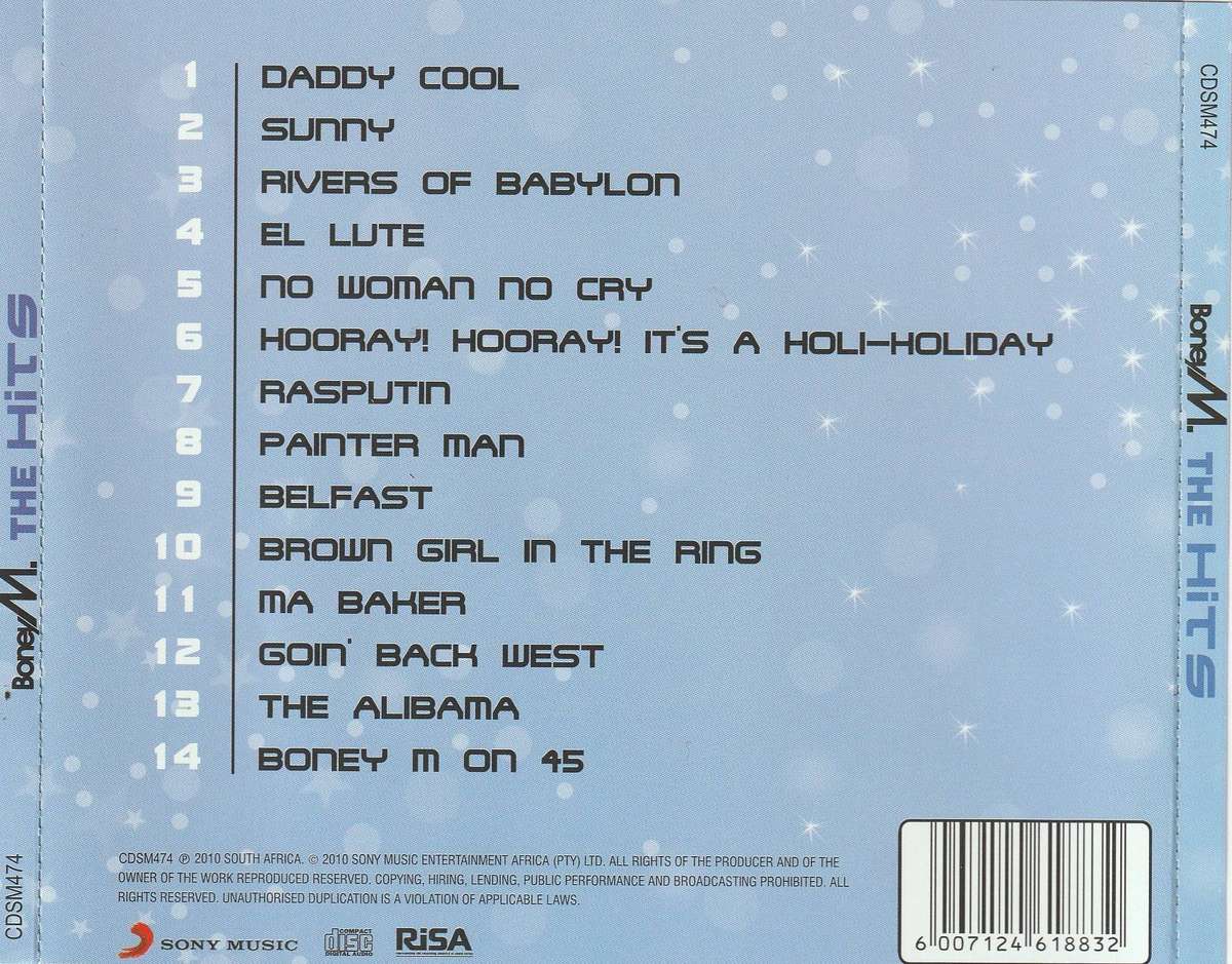 Boney M. - The Hits CD D