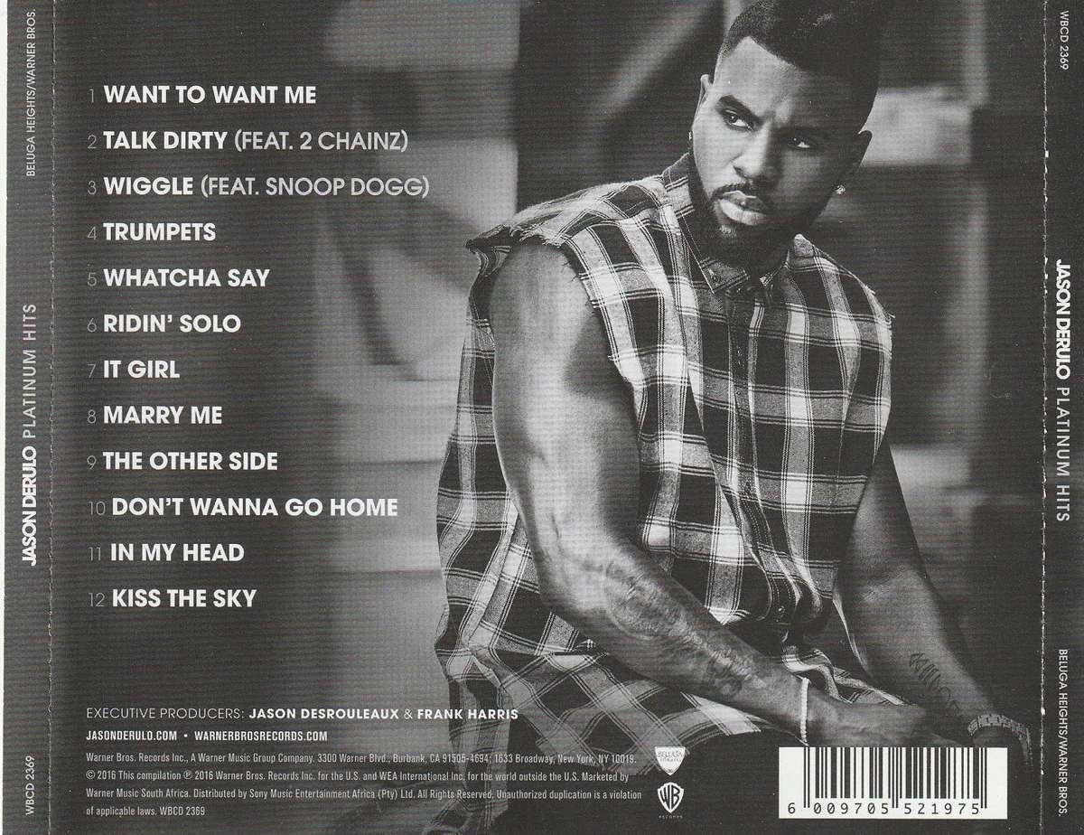 Jason Derulo - Platinum Hits CD D