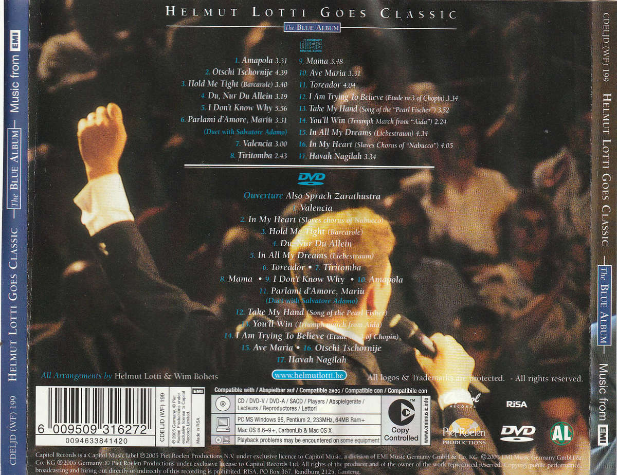Helmut Lotti - Helmut Lotti Goes Classic (The Blue Album) CD D