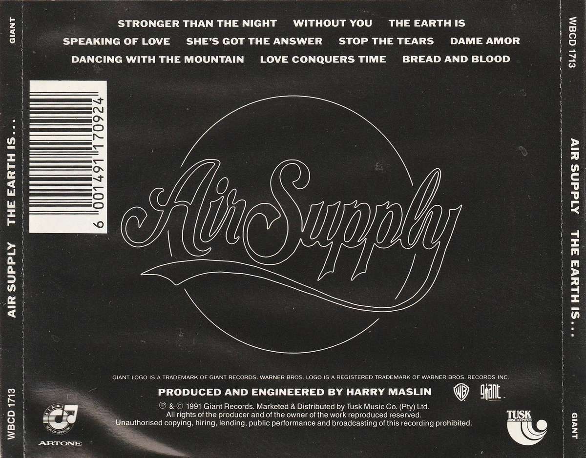 Air Supply - The Earth Is... CD 1 S 1