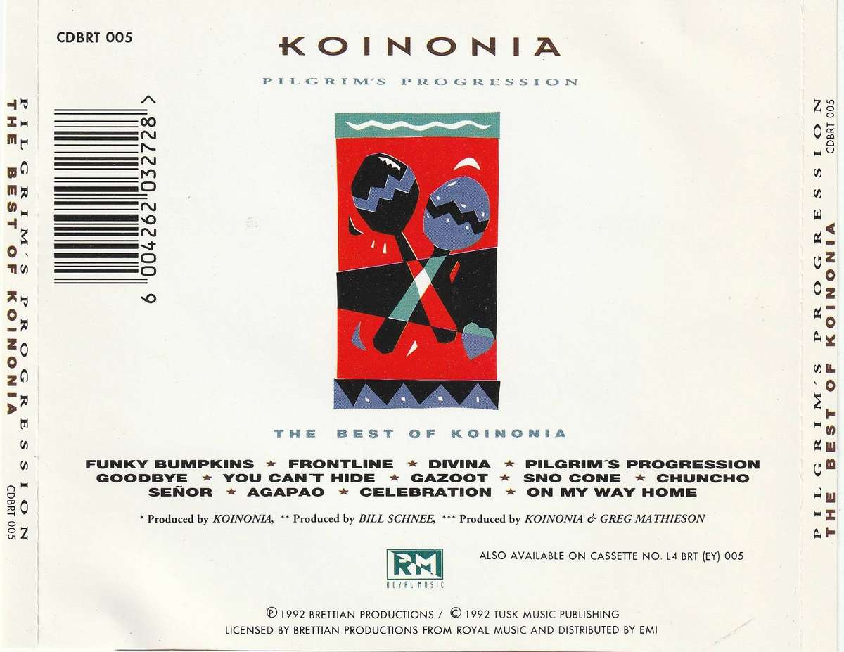 Koinonia - Pilgrim's Progression (Best of) CDR D
