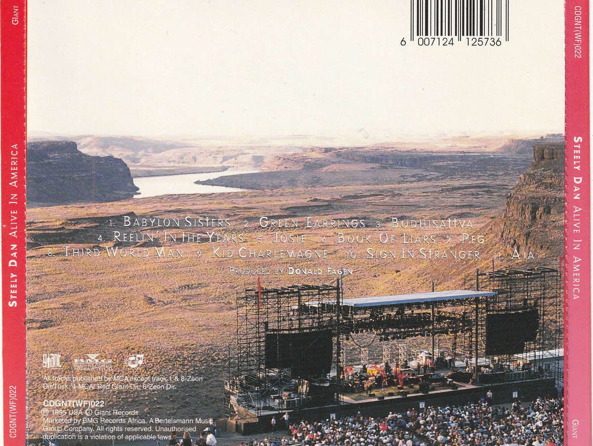 Steely Dan - Alive In America CD D