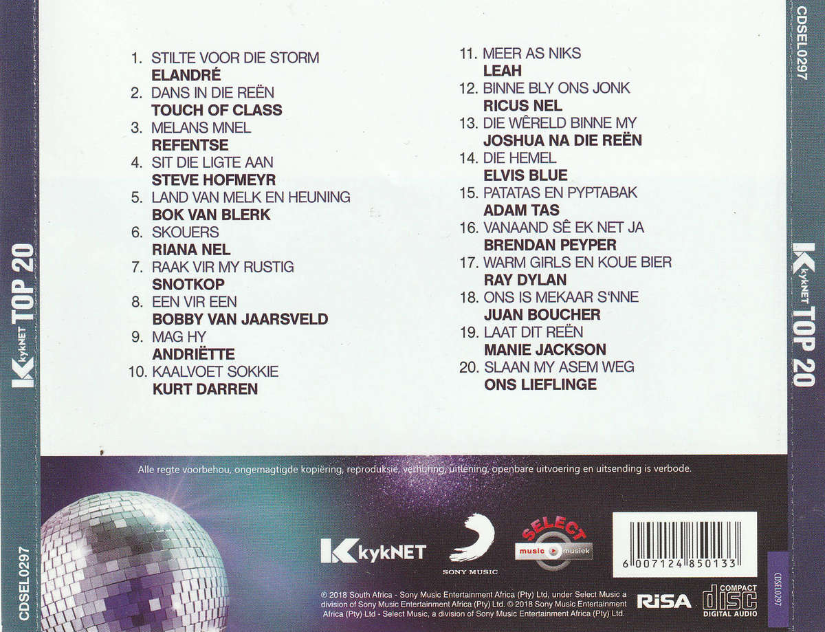 Various - Kyknet Top 20 CD D