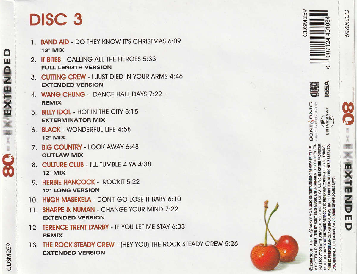 Various - 80s Extended 3x CD Set D