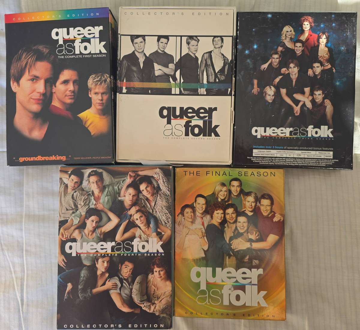 DVD Series - Queer As Folk Complete Series (Collector's Editions) 5x Series