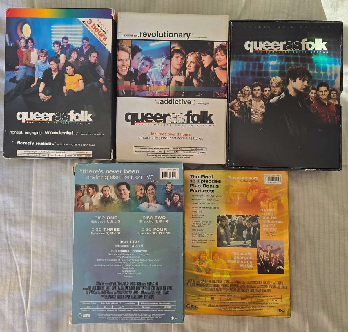 DVD Series - Queer As Folk Complete Series (Collector's Editions) 5x Series