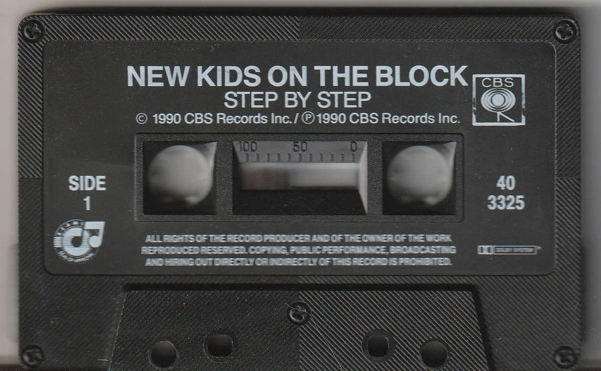 New Kids On the Block - Step By Step Cassette D