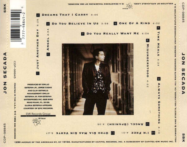 Jon Secada - Jon Secada CD Import
