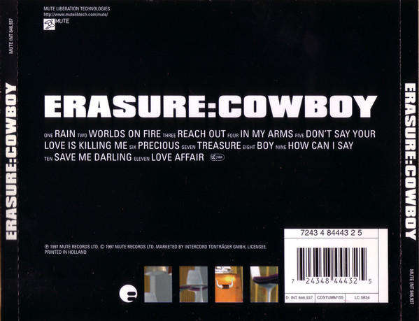 Erasure - Cowboy CD Import