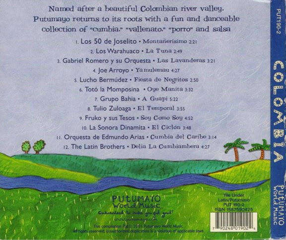 Putumayo Various - Colombia CD Import