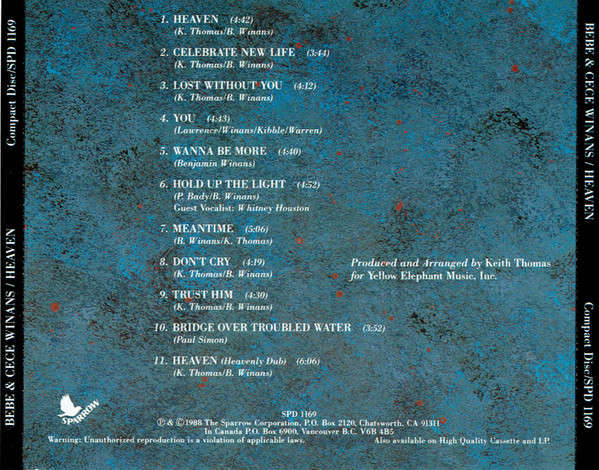 Bebe & Cece Winans - Heaven CD Import