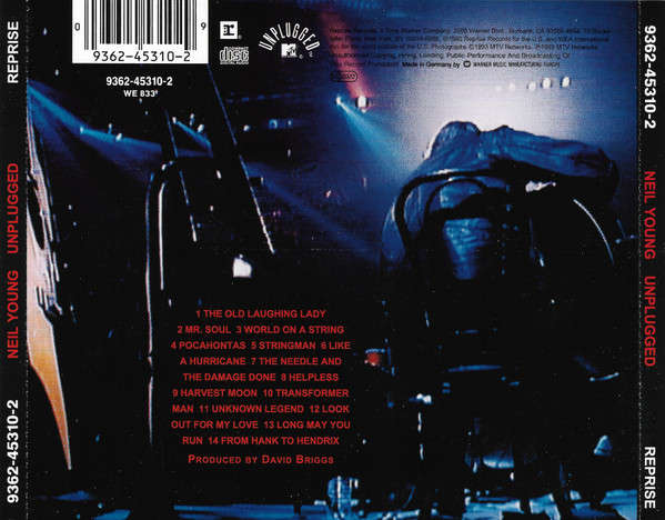Neil Young - Unplugged CD Import