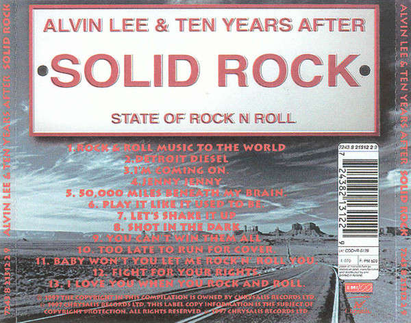 Alvin Lee & Ten Years After - Solid Rock CD Import