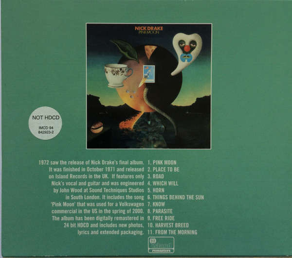 Nick Drake - Pink Moon CD Import