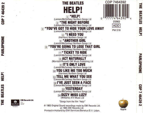 Beatles - Help! CD Import