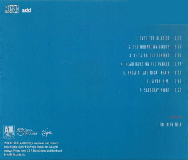 Blue Nile - Hats CD Import