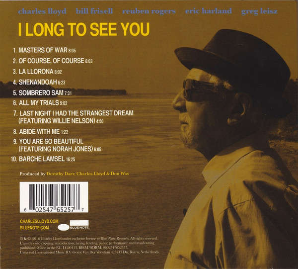 Charles Lloyd & the Marvels - I Long To See You CD Import Sealed