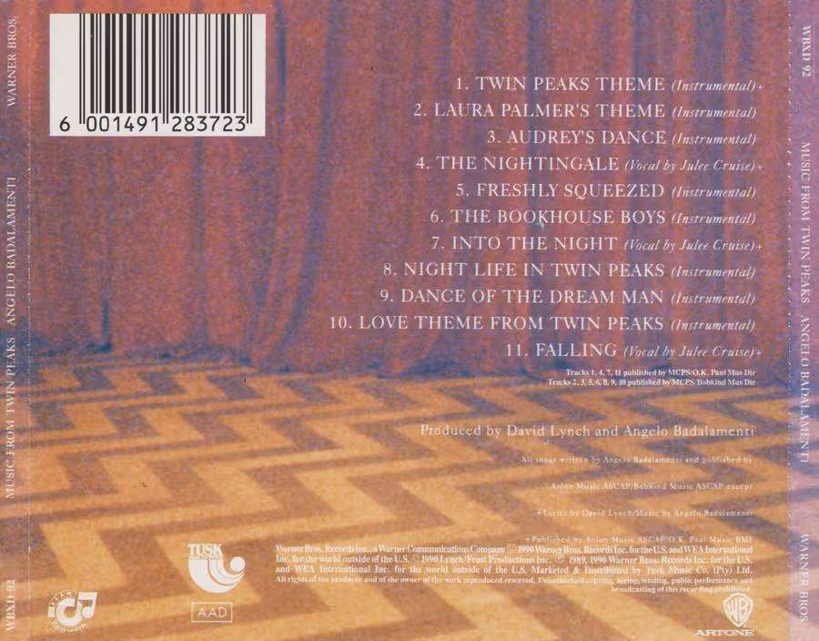 Soundtrack - Twin Peaks CD D
