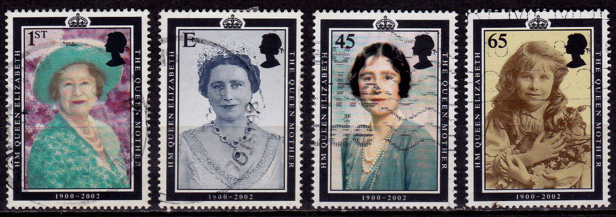 ENGLAND 2002, 25 April. HM QE THE QUEEN MOTHER, set, UH, CV+/- R 105.00 view scans