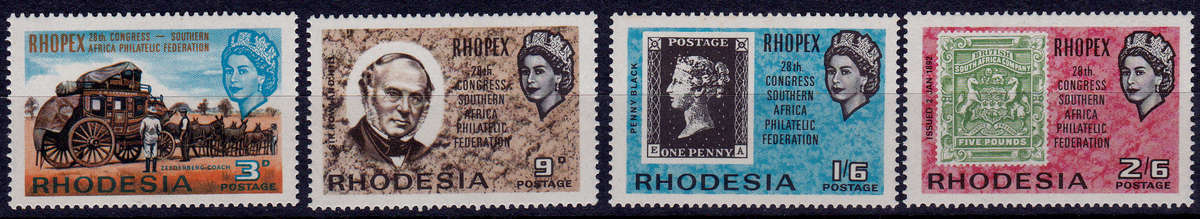 RHODESIA, 1966. Rhopex. Full set