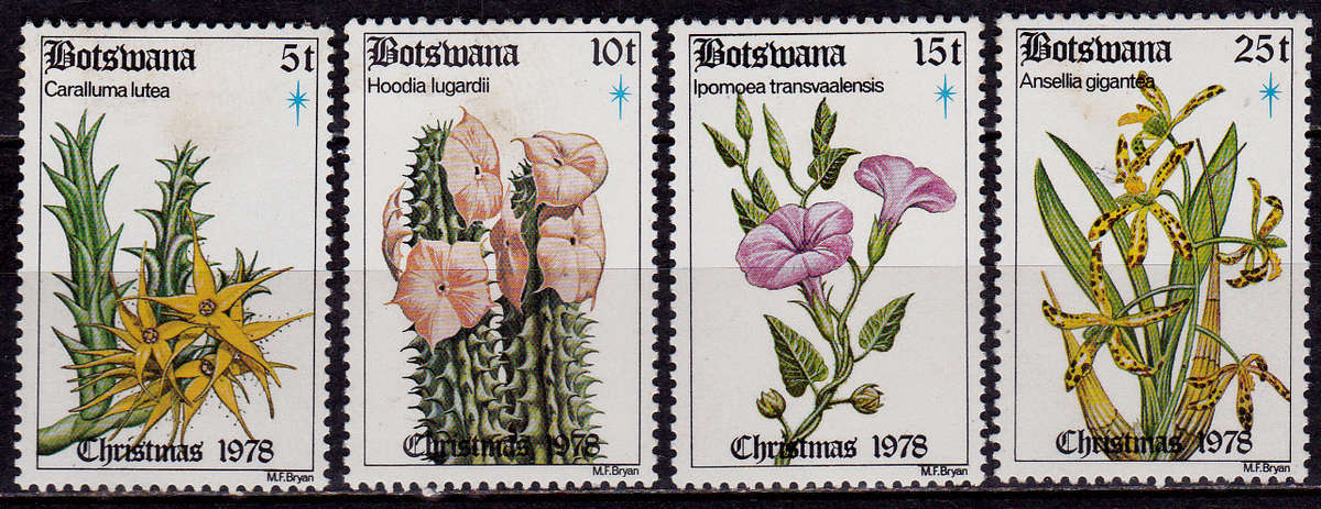 BOTSWANA, 1978. Christmas. Full set