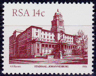 RSA 1986, 1 April. ADDITIONAL VALUE DEFINITIVE ISSUE, single, MNH, CV R 1.00 view scans