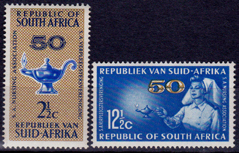 RSA 1964, 12 Oct. 50th ANNIV OF SANA, set, MH, CV R 37.50 view scans