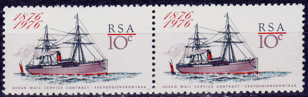 RSA, 1976. Ocean mail service. Pair