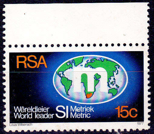 RSA, 1977. Metrication. Single