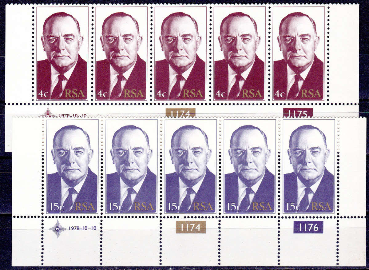 RSA, 1978. President Vorster. Controls